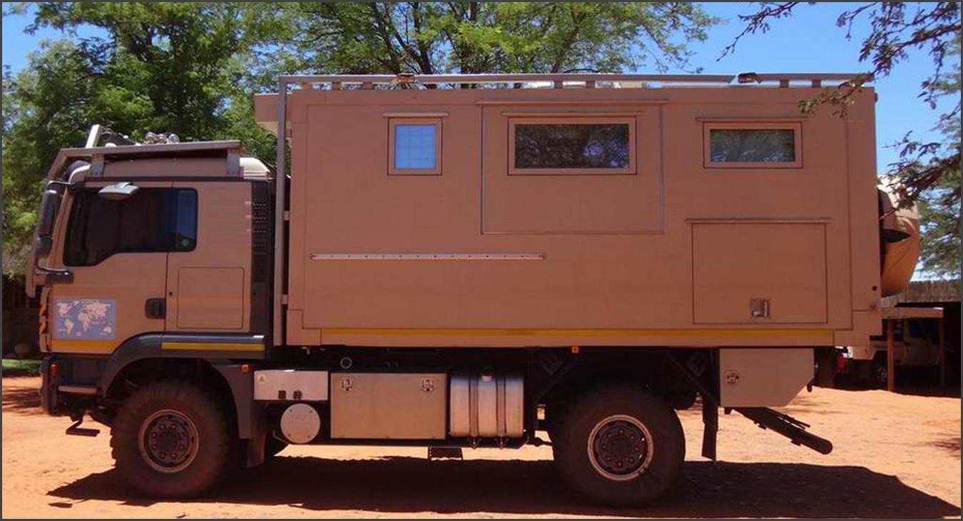 MAN TGM 4x4 13.280 EURO-4 Camion Camping Car tout terrain