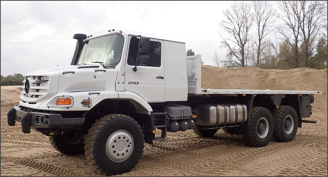 Mercedes Zetros 2733 6x6 Expedition Chassis