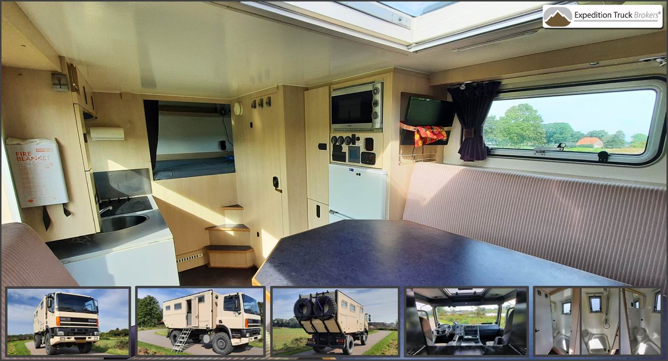 DAF Overland Truck Camper voor 2+ personen met automatische versnellingsbak