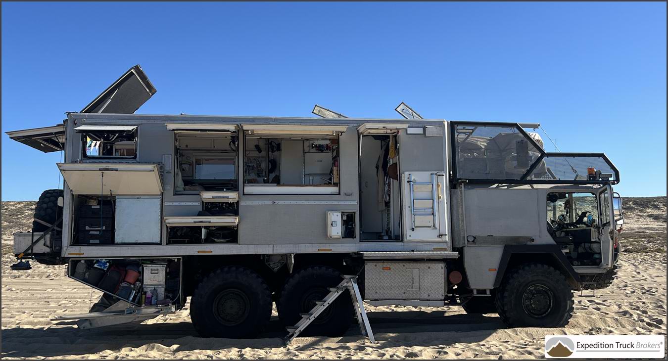 MAN KAT1 6x6 with individual approval as motorhome