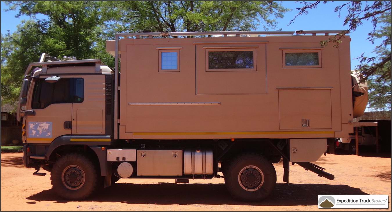 MAN TGM 13.280 4x4 Camion RAID tout terrain pour un équipage de 3 personnes 