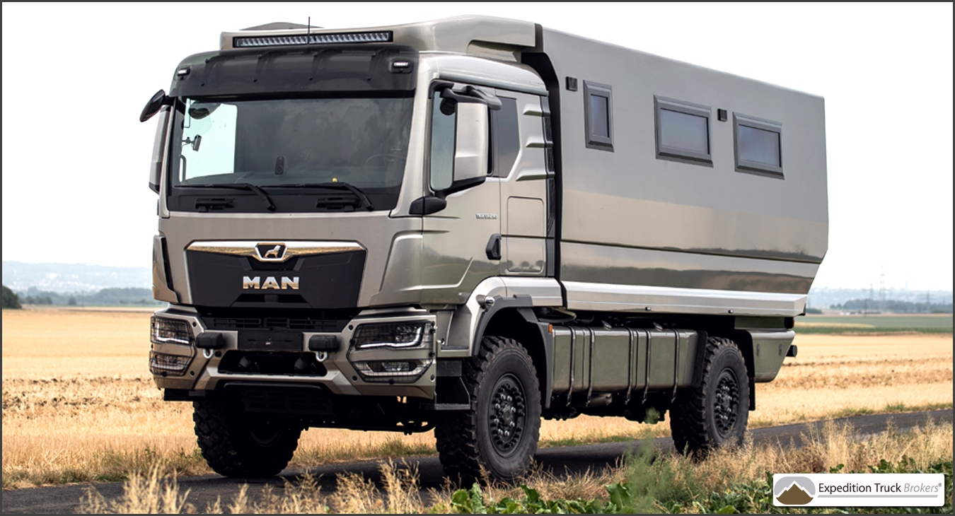 MAN TGM 13.290 Camion Camping Car Tout Terrain en carbone 