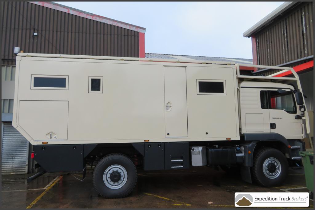 MAN TGM 18.290 4x4 expeditie camper project