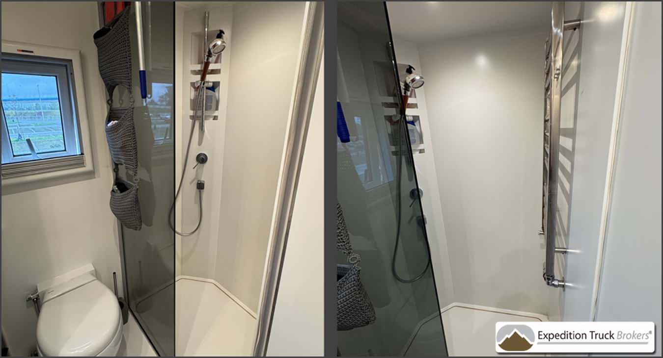 MAN TGS 6x6 Overland Camper Badkamer