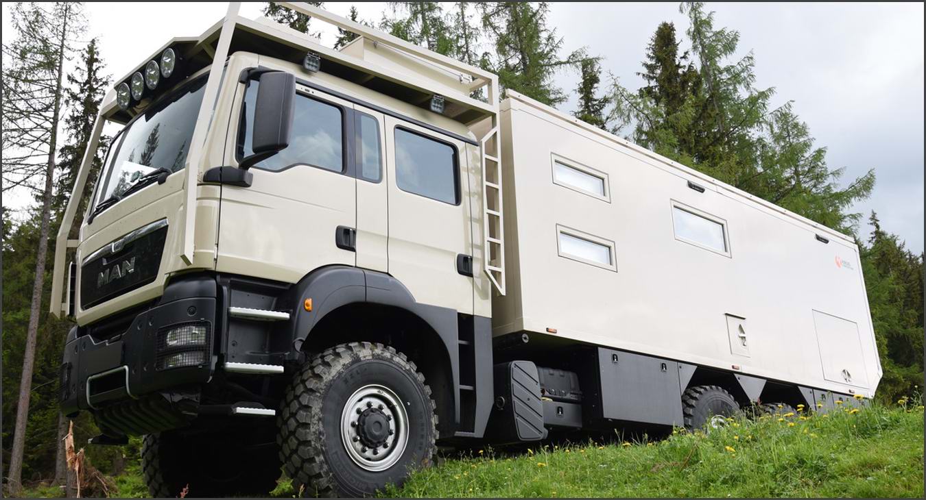 MAN TGS 6x6 Double Cab Expedition Truck