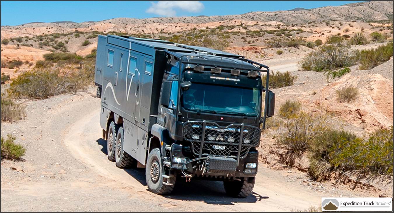 MAN TGS 6x6 with individual motorhome approval