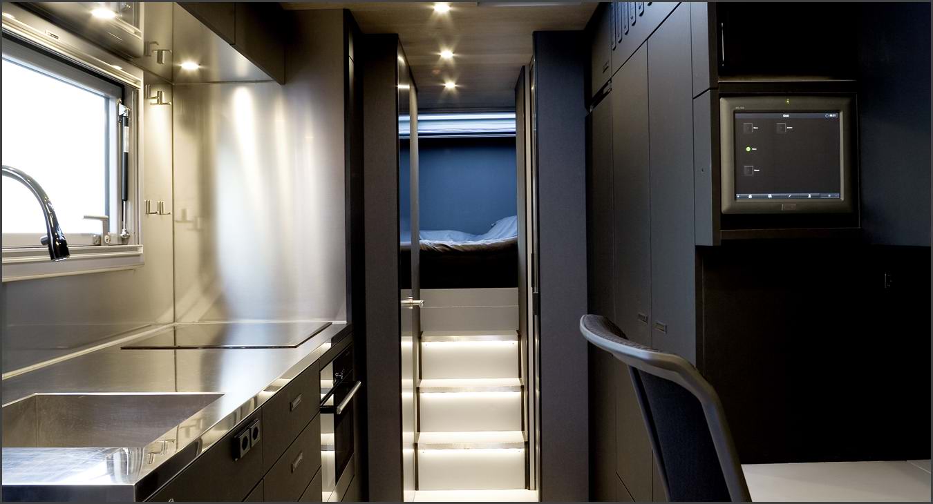MAN TGS 33.540 6x6 vue intérieure de la chambre