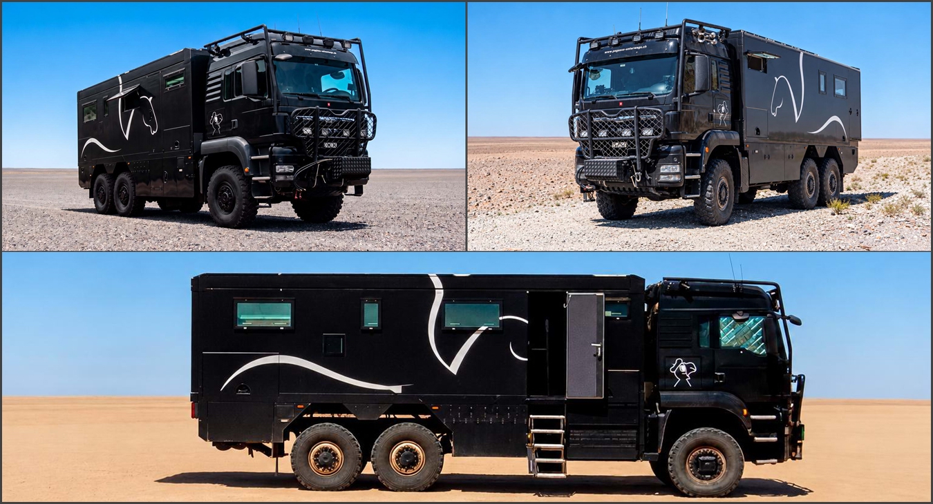 MAN TGS 6x6 digital impressions without rear garage