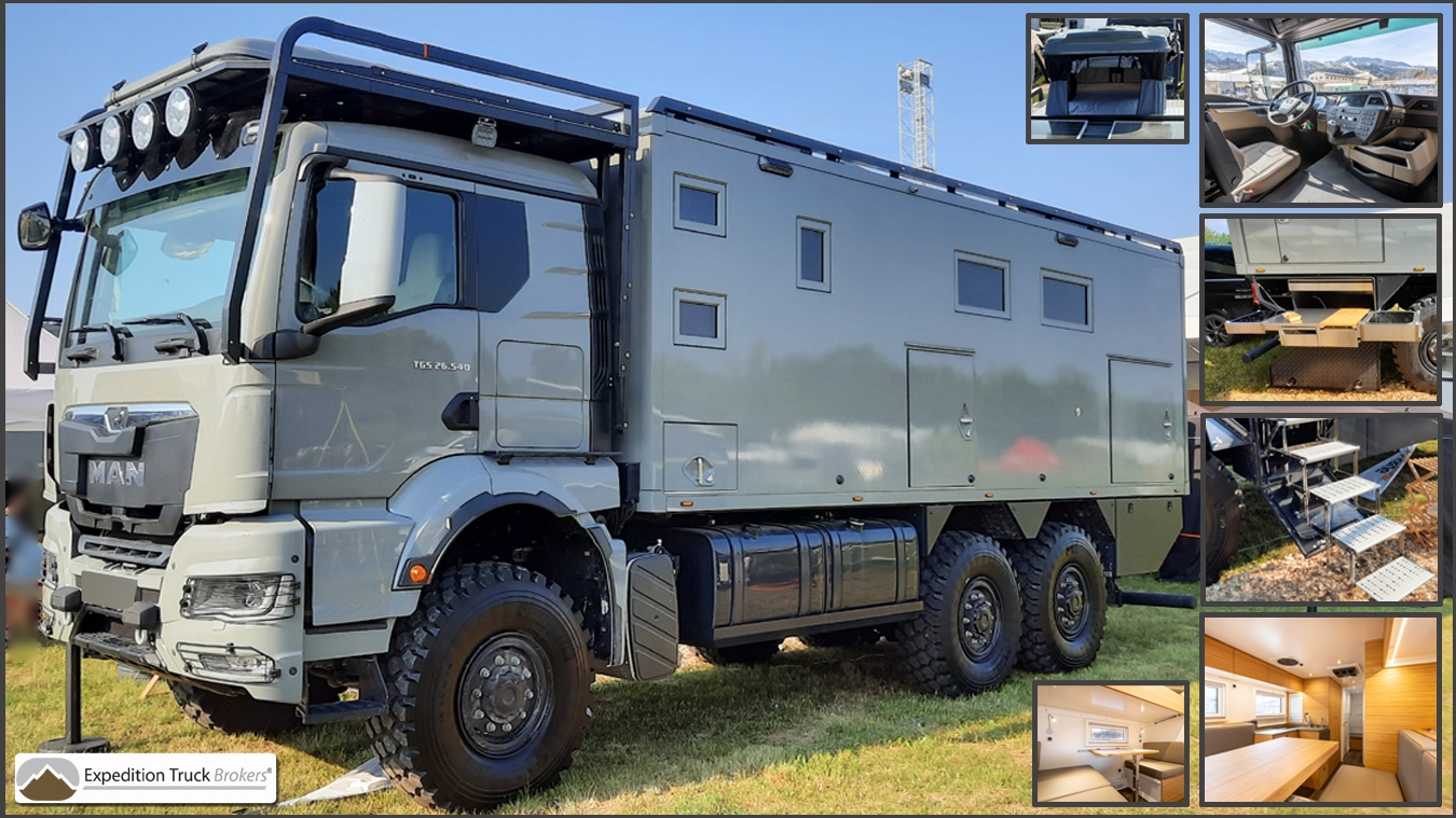 MAN TGS 6x6 Camion Camping Car de 6+ personnes