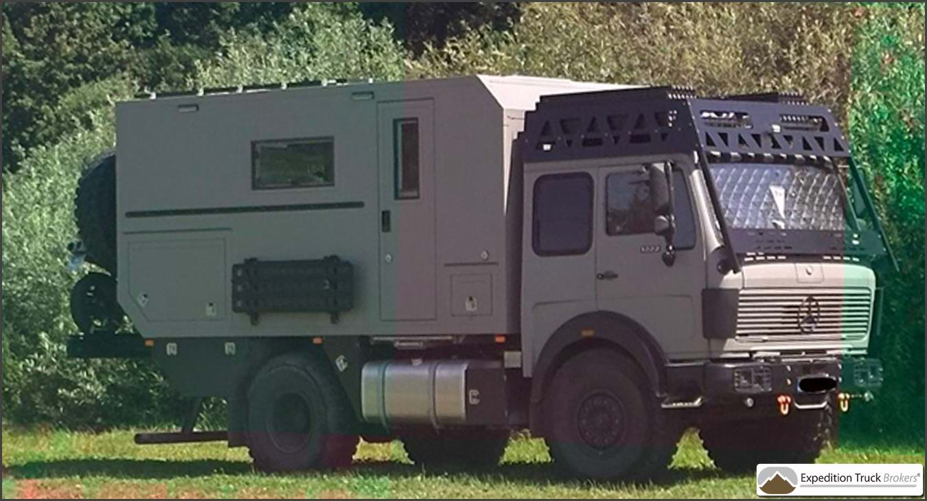 Mercedes 1222AF 4x4 Overland Truck