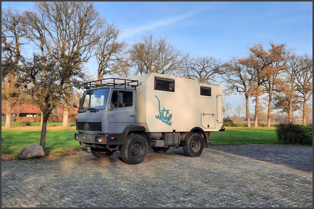7.5T Mercedes 914 4x4 Expeditionsfahrzeug im Einsatz