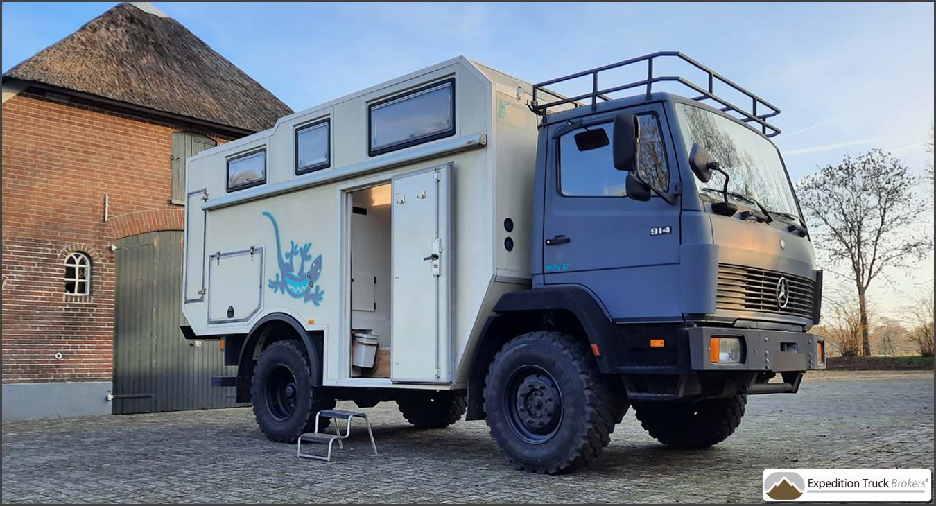 Mercedes 914AK 4x4 Expeditionsmobil für 3 personen