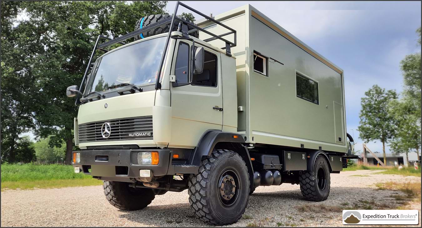 Mercedes 4x4 Overland Truck with Automatic gearbox