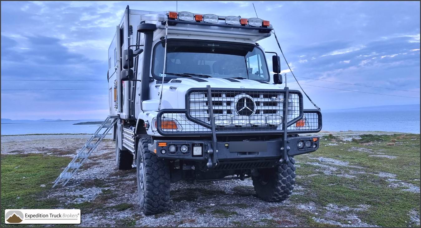 Mercedes Zetros 1833 4x4 Overland Truck op wereldreis