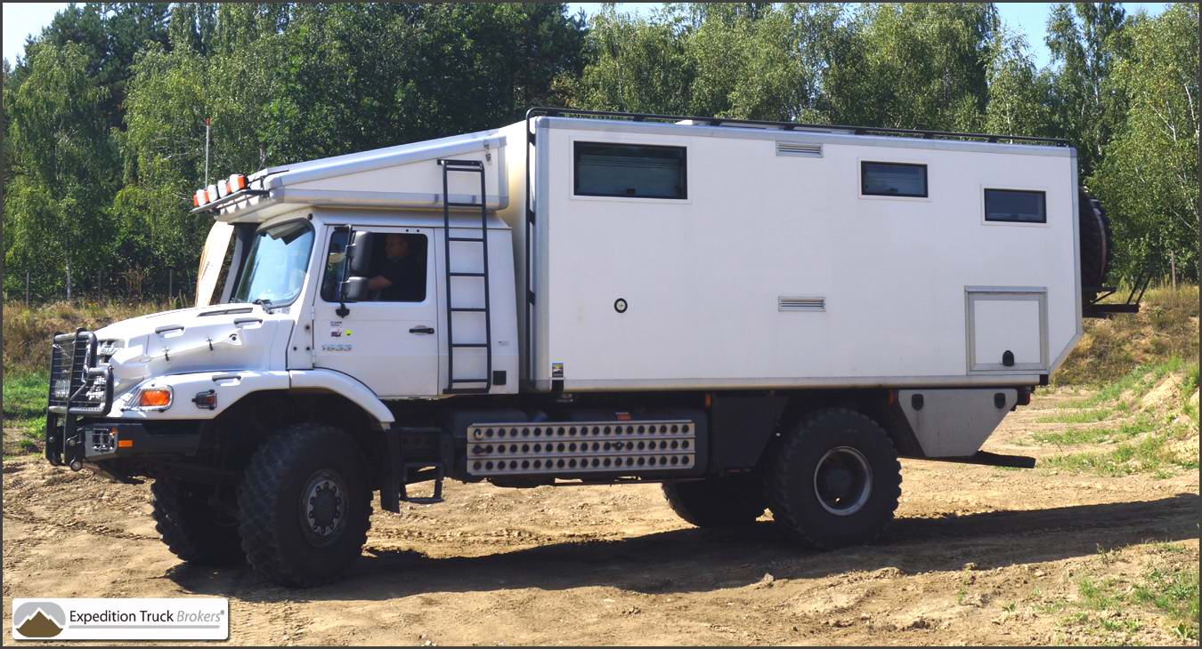 Mercedes Zetros 4x4 Overland Camper voor 2+ personen