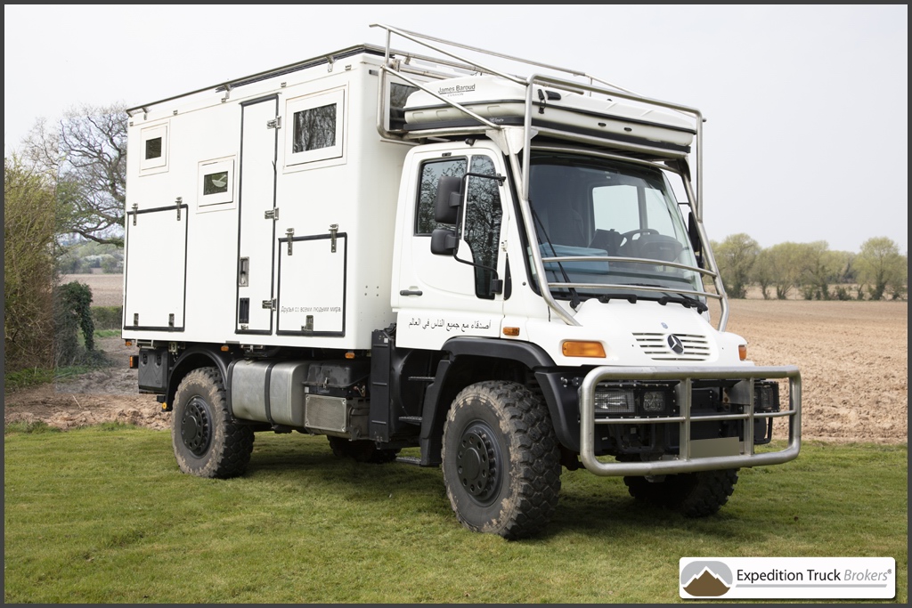 Pre-owned Unimog U400 expedition camper