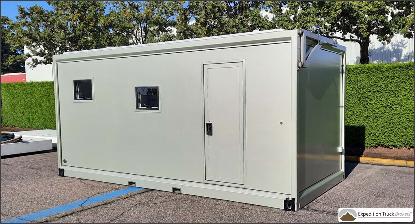 insulated expedition box living unit for overland truck