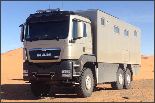 MAN TGS 33.540 6x6 Expedition Truck