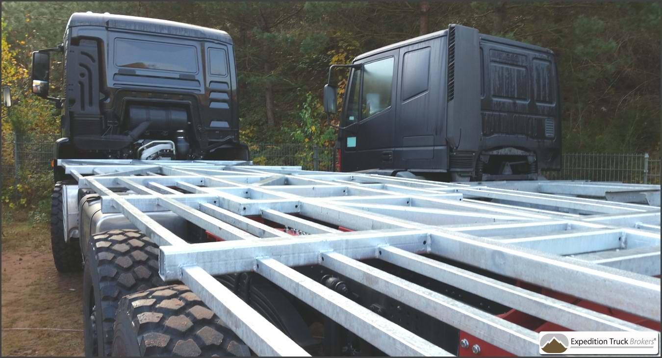 MAN TGS 6x6 chassis sub-frame project ready