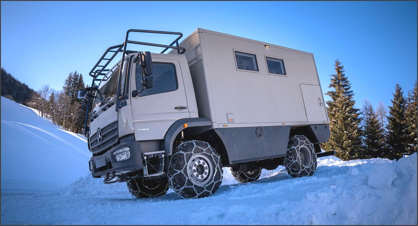 Mercedes 4x4 kampeerauto