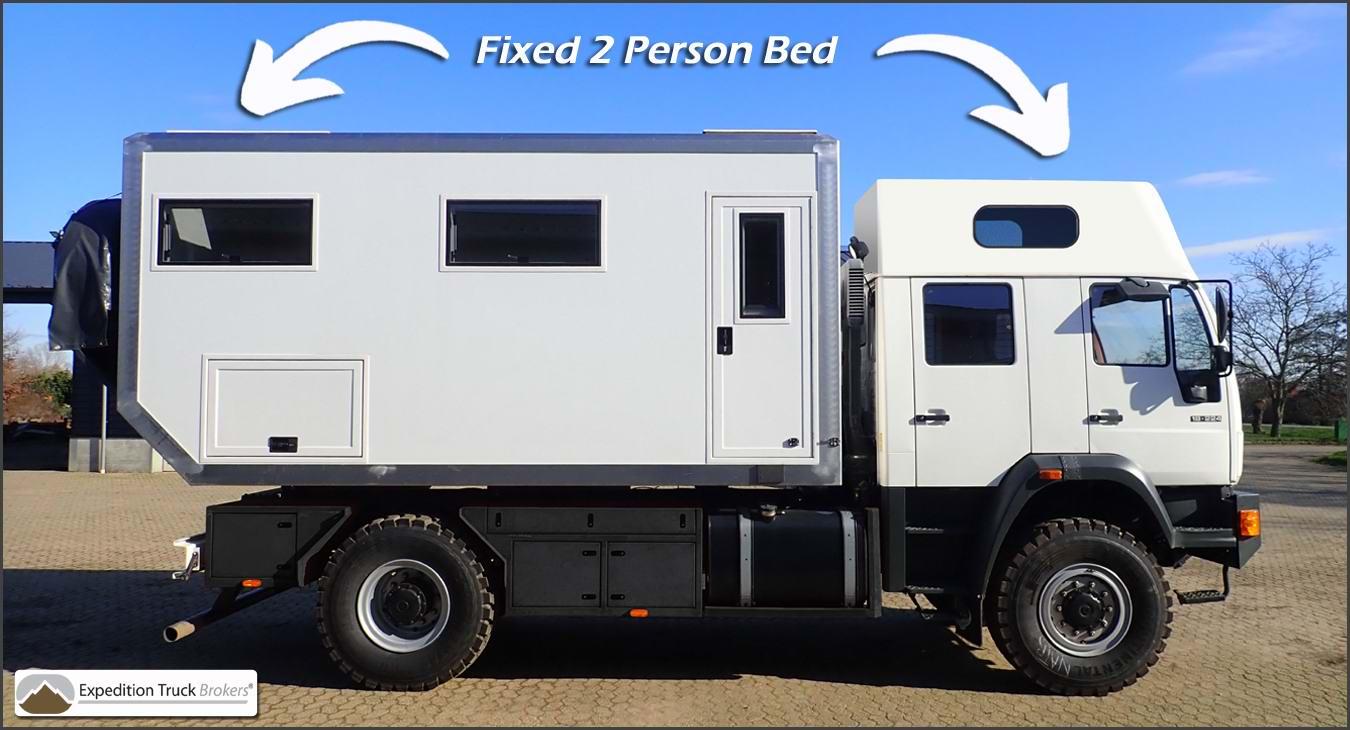 Projet MAN Double Cab 4x4 Camping Car tout terrain