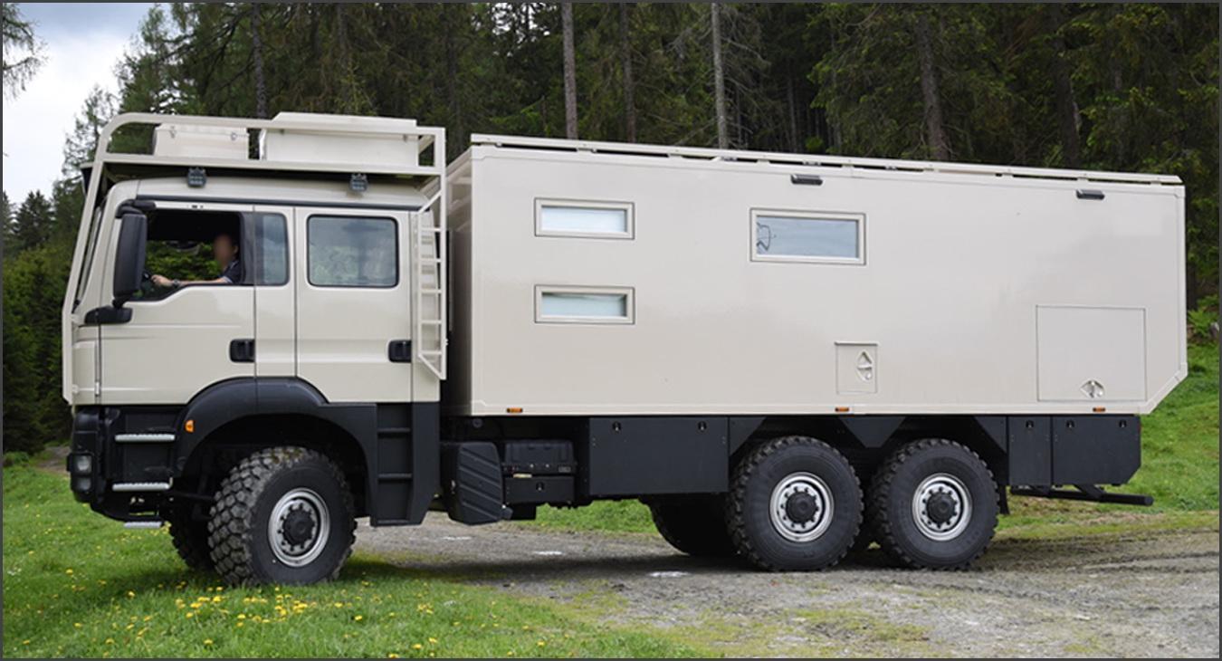MAN TGS 6x6 Double Cab Expedition Truck
