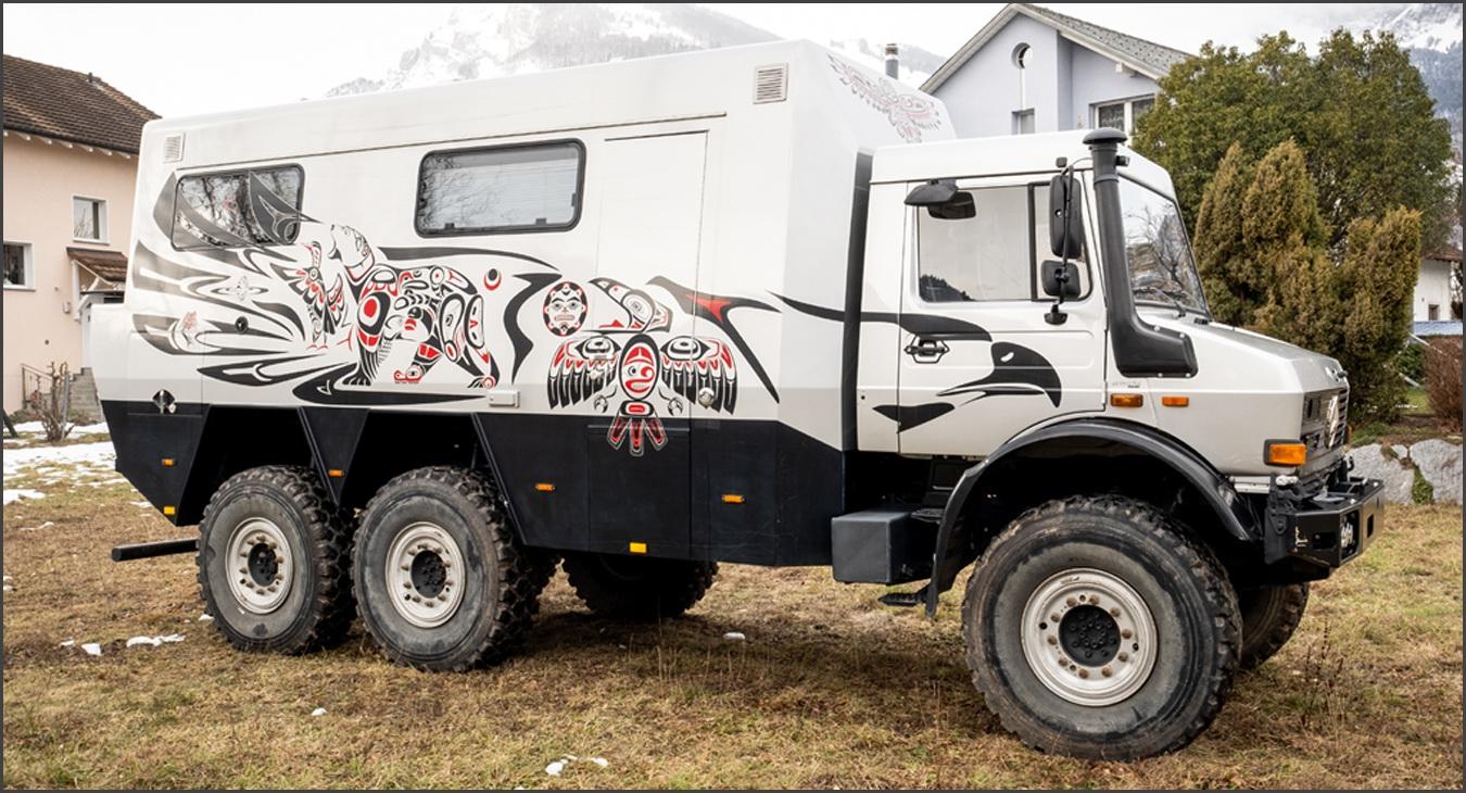 Unimog U2450 Carbon Aramid Expedition Truck