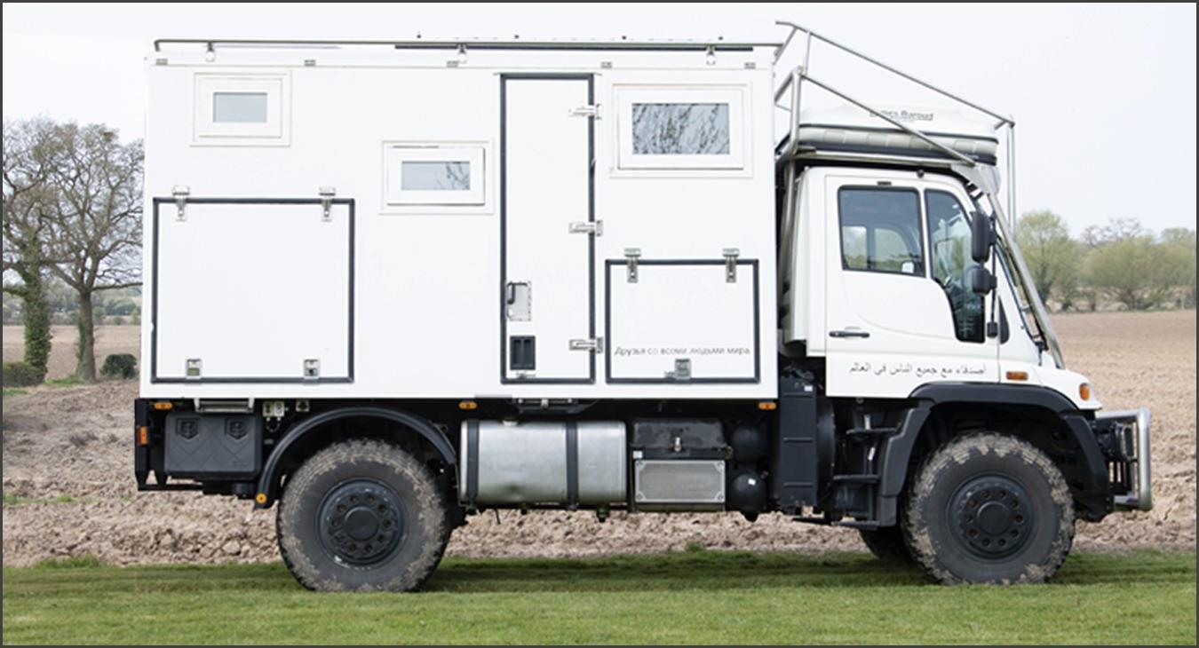 Unimog U400 4x4 expeditie camper