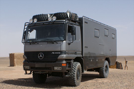 pic Mercedes Mobile Home Truck mercedes actros 4x4 expedition truck