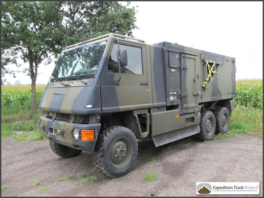 Bucher Duro 6x6 Expedition Truck Chassis | Expedition Truck Brokers