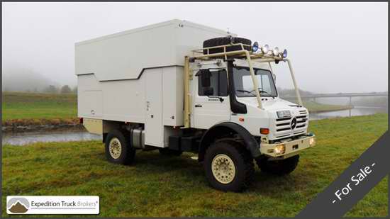 Unimog 2450 Lifting Roof Expedition Truck for sale