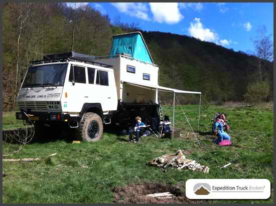 Steyr 1291 Expedition Truck camp