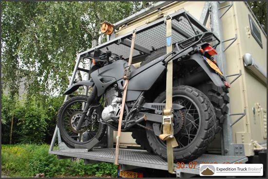 Steyr 1291 4x4 Truck Motorcycle platform